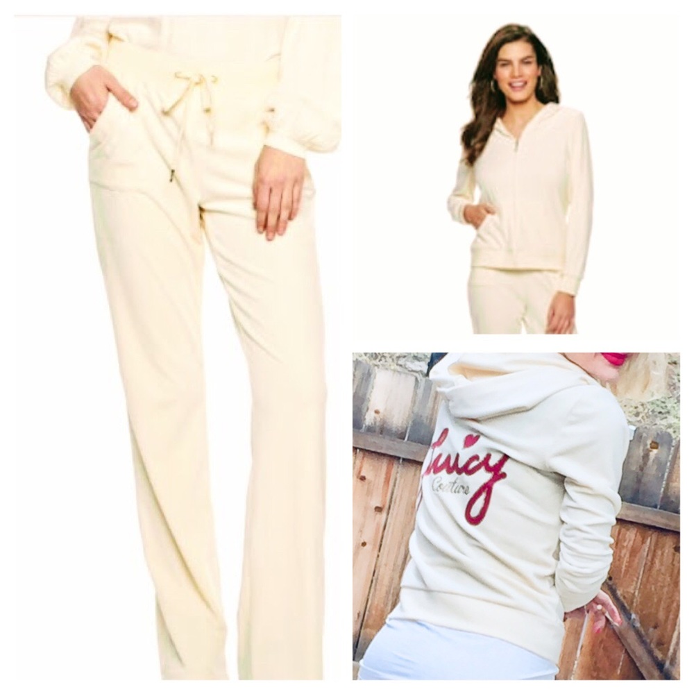 BNWT!  Juicy Couture 2pc. Suit de Velour! Size L